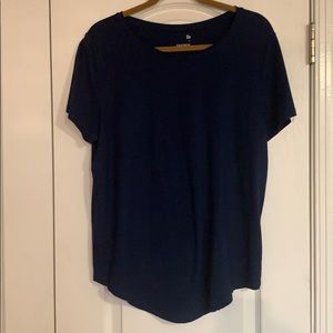 Navy blue casual tee